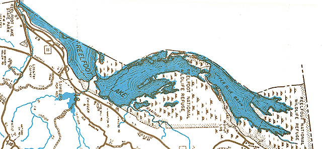 Reelfoot Lake Watersheds Printable Map